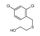 2-[(2,4-dichlorophenyl)methylsulfanyl]ethanol Structure
