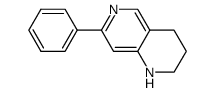 7-phenyl-1,2,3,4-tetrahydro-1,6-naphthyridine结构式