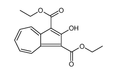 1,3-Azulenedicarboxylic acid, 2-hydroxy-, 1,3-diethyl ester Structure