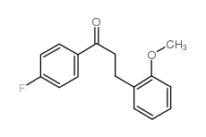 4'-FLUORO-3-(2-METHOXYPHENYL)PROPIOPHENONE Structure