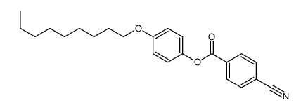 (4-nonoxyphenyl) 4-cyanobenzoate结构式