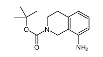 tert-butyl 8-amino-3,4-dihydro-1H-isoquinoline-2-carboxylate Structure