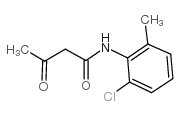 N-(2-Chloro-6-methyl-phenyl)-3-oxo-butyramide Structure