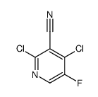2,4-Dichloro-5-fluoronicotinonitrile Structure