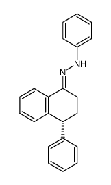 (4R)-3,4-dihydro-4-phenyl-1(2H)-naphthalenone phenylhydrazone结构式