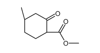 methyl (4R)-4-methyl-2-oxocyclohexane-1-carboxylate结构式