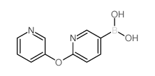 6-(Pyridin-3-yloxy)pyridine-3-boronic acid Structure