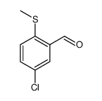 5-Chloro-2-(methylthio)benzaldehyde Structure