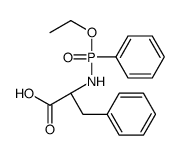 (2S)-2-[[ethoxy(phenyl)phosphoryl]amino]-3-phenylpropanoic acid Structure