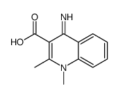 4-imino-1,2-dimethylquinoline-3-carboxylic acid Structure