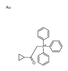 (2-cyclopropyl-2-oxoethyl)-triphenylphosphanium,gold结构式