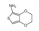 2,3-二氢-噻吩并[3,4-b]-1,4-二噁英-5-胺结构式