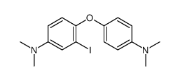 4-[4-(dimethylamino)phenoxy]-3-iodo-N,N-dimethylaniline结构式