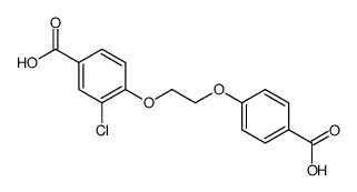 4-[2-(4-carboxyphenoxy)ethoxy]-3-chlorobenzoic acid Structure