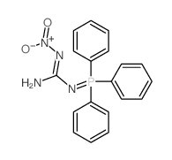 [[amino-(triphenylphosphoranylideneamino)methylidene]amino]-hydroxy-oxo-azanium结构式
