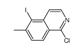 1-chloro-5-iodo-6-methylisoquinoline Structure