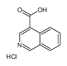 4-Isoquinolinecarboxylic acid hydrochloride (1:1) Structure