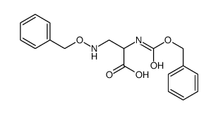 3-[(Benzyloxy)amino]-N-[(benzyloxy)carbonyl]-D,L-alanine结构式