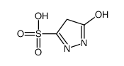 5-oxo-1,4-dihydropyrazole-3-sulfonic acid结构式