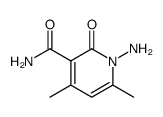 3-Pyridinecarboxamide, 1-amino-1,2-dihydro-4,6-dimethyl-2-oxo Structure