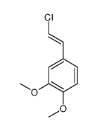 4-(2-chloroethenyl)-1,2-dimethoxybenzene结构式