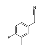4-氟-3-甲基苯乙腈结构式