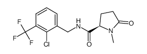 (2R)-N-{[2-氯-3-(三氟甲基)苯基]甲基} -1-甲基-5-氧吡咯烷-2-羧酰胺图片
