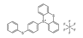 5-(4-phenylsulfanylphenyl)thianthren-5-ium,hexafluorophosphate Structure