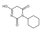 1-cyclohexyl-1,3-diazinane-2,4,6-trione结构式