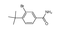 3-bromo-4-tert-butyl-benzoic acid amide结构式