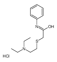 2-(2-anilino-2-oxoethyl)sulfanylethyl-diethylazanium,chloride结构式