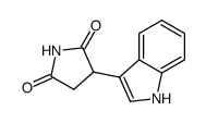 3-(1H-indol-3-yl)pyrrolidine-2,5-dione Structure