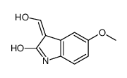 (3Z)-3-(hydroxymethylidene)-5-methoxy-1H-indol-2-one Structure