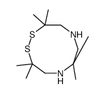 3,3,6,6,10,10-hexamethyl-1,2,5,8-dithiadiazecane Structure