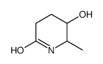5-hydroxy-6-methylpiperidin-2-one Structure