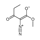 2-diazonio-1-methoxy-1-oxopent-2-en-3-olate Structure