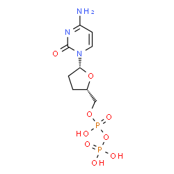 2',3'-dideoxycytidine monophosphate结构式