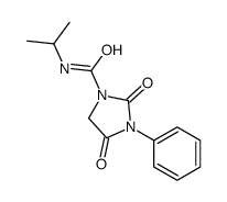 2,4-dioxo-3-phenyl-N-propan-2-ylimidazolidine-1-carboxamide结构式