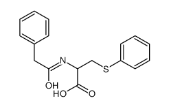 S-Phenyl-N-(phenylacetyl)cysteine结构式