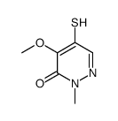 4-methoxy-2-methyl-5-sulfanylpyridazin-3-one Structure