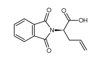 (R)-2-phthalimidopent-4-enecarboxylic acid Structure