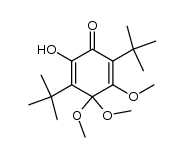 2,5-di-tert-butyl-6-hydroxy-3,4,4-trimethoxycyclohexa-2,5-dienone Structure