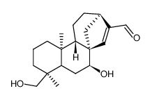 7β,19-Dihydroxykaur-15-ene-17-carbaldehyde structure