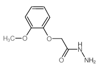 (2-甲氧基苯氧基)-乙酸肼结构式