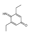 3,5-diethyl-4-iminocyclohexa-2,5-dien-1-one Structure