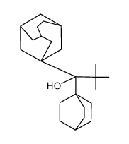 1-(bicyclo[2.2.2]octan-1-yl)-2,2-dimethyl-1-(tricyclo[4.3.1.13,8]undecan-1-yl)propan-1-ol结构式