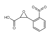 2,3-epoxy-3-(2-nitro-phenyl)-propionic acid Structure