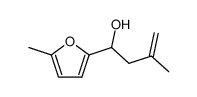 3-methyl-1-(2-(5-methylfuryl))-3-buten-1-ol结构式