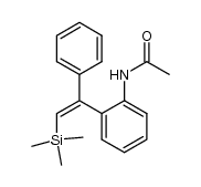 (Z)-N-(2-(1-phenyl-2-(trimethylsilyl)vinyl)phenyl)acetamide Structure