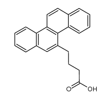 4-(5-chrysenyl)butyric acid结构式